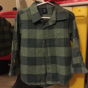 ✳️GREEN GAP KIDS FLANNEL✳️